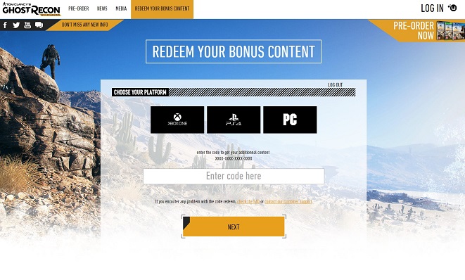 Ghost Recon Widelands Codes Fasrcasual